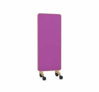 Lintex Frame Mobile Silk glastavle 75x196cm med egetræsramme Vivid, violet