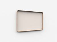 Lintex Frame Wall Silk glastavle med egetræsramme 150x100cm Lazy, lys brun