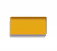 Lintex Frame Wall Silk glastavle med egetræsramme 200x100cm Bright, gul