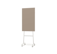 Lintex Mono Silk mobile glastavle 70x196cm med gr&aring;t stativ Cozy, brun