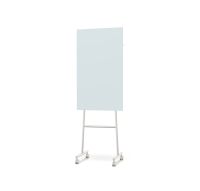Lintex Mono Silk mobile glastavle 70x196cm med gr&aring;t stativ Crisp, duebl&aring;