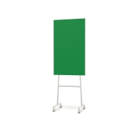 Lintex Mono Silk mobile glastavle 70x196cm med gr&aring;t stativ Fearless, gr&oslash;n
