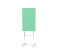 Lintex Mono Silk mobile glastavle 70x196cm med gr&aring;t stativ Free, mint gr&oslash;n