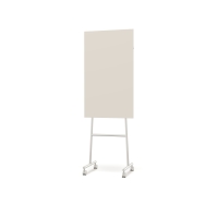Lintex Mono Silk mobile glastavle 70x196cm med gr&aring;t stativ Lazy, lys brun