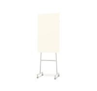 Lintex Mono Silk mobile glastavle 70x196cm med gr&aring;t stativ Pale, r&aring;hvid