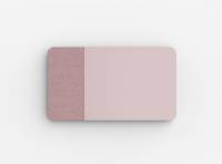 Lintex Mood Fabric Wall stof-silk glas 175x100cm Naive, lys rosa