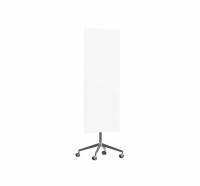 Lintex Mood Silk Mobile glastavle 65x195cm Pure, hvid