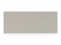 Lintex Mood Spaces glastavle 500x200cm Shy, lys grå