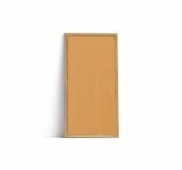 Lintex Offset Wall glastavle 100x195cm med eg ramme Sunny, bronze