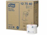 Tork Mid-Size T6 toiletpapir 1-lags 135m 127540 hvid, 27 ruller