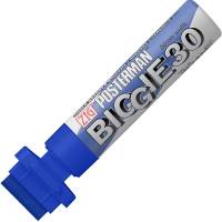 Zig posterman Biggie 30 stregbredde 30mm blå