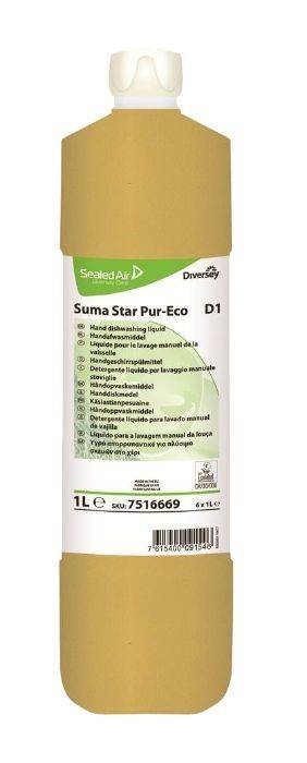 Diversey opvaskemiddel Suma Star Pur-Eco D1 1 liter