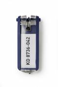 Durable nøgleskilte til Keybox 65x25mm blå
