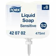 Tork Sensitiv S2 flydende sæbe mild 420702 475ml