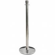 Afsp&aelig;rringsstolpe til reb 91cm s&oslash;lv, 1 stk