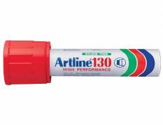 Artline EK130 marker permanent 5-30mm firkantet spids rød