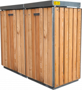 Affaldsbeholder B96-LD selvb&aelig;rende med kr&aelig;ngningsgaffel til papirs&aelig;k