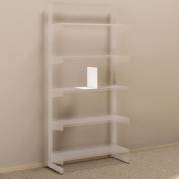 Bogst&oslash;tte til v&aelig;greol i st&aring;l 160x260mm vinkel hvid