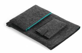 Durable computer sleeve 16,4'' EFFECT antracit-gr&oslash;n