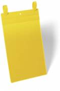 Durable lagerlomme med strop A4 højformat gul