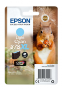Epson original blækpatron 378XL Squirrel 9.3ml lysblå SEC