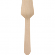 Gastro-Line Isspade 9,5cm fremstillet i birketræ brun