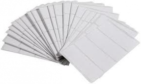 Indstik til kongresm&aelig;rker p&aring; A4 ark 60x90mm hvid