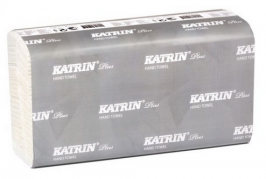 Håndklædeark Katrin Plus Non-Stop W-fold 3-lag 20.3x8.5cm Nyfiber Hvid
