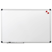 Naga whiteboard 90x120cm magnetisk med aluminiumsramme