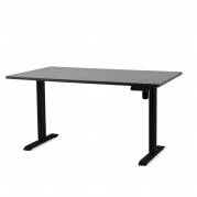 Office Hæve sænkebord Operator II 80x160cm, sort stel - antracit bordplade