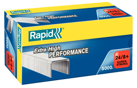 Rapid super strong h&aelig;fteklammer galvaniseret 24/8, 5000 stk