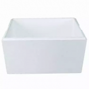 Termokasse 40x30x23cm EPS 1-rums eksl. låg hvid