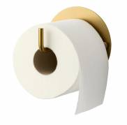 Toiletrulleholder væghængt i rustfrit stål messinglook