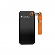 VERBATIM USB 3.2 Gen 2 256GB Pocket SSD, sort-orange