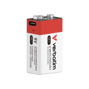 Verbatim 9V USB-C genopladeligt batteri