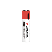 Verbatim AAA USB-C genopladeligt batteri 4 stk pakning