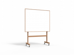 Lintex Wood mobil whiteboard med træ ramme 150x120cm