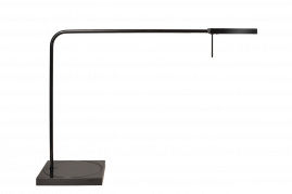 Luxo Ninety LED bordlampe med USB bordfod sort