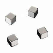 Naga ekstra stærke magneter cube 10x10x10mm stål, pakke med 4 stk
