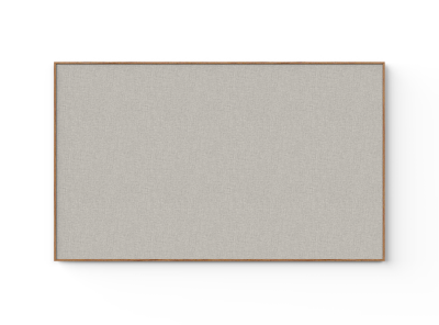 Lintex Wood Linen opslagstavle med træ ramme 200x120cm