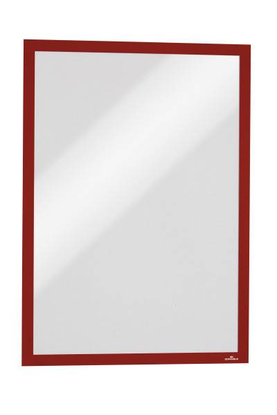Durable Duraframe A3 Magnetisk lomme med magnetisk lukning rød