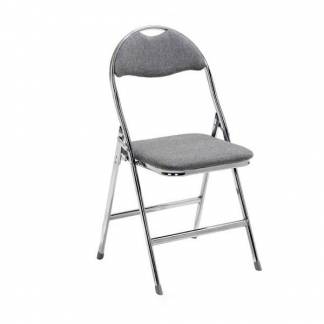 Ark klapstol med sæde og ryg grå