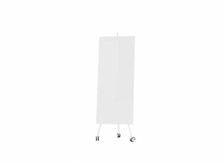 Chat Board Sprinter mobil mat glastavle 60x150cm Pure White