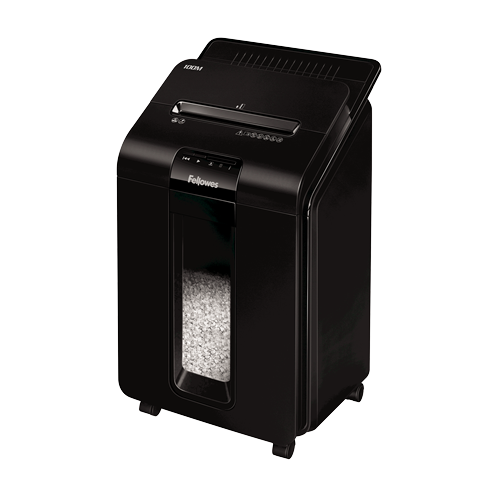 Fellowes AutoMax 100M Micro-cut makulator 23 liter, P4 100 ark