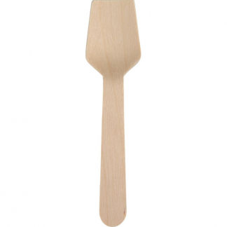Gastro-Line Isspade 9,5cm fremstillet i birketræ brun