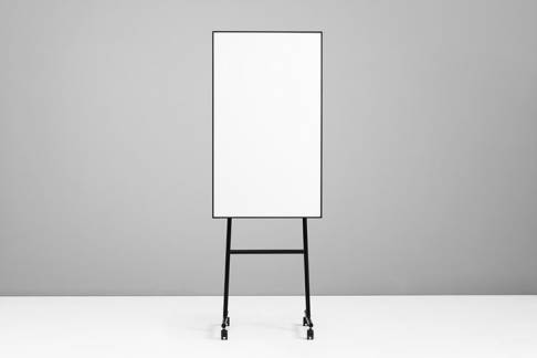 Lintex ONE Mobil Flipover 70x120cm sort ramme