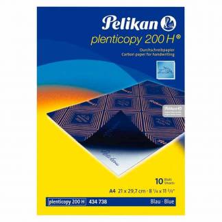 Pelikan Carbon papir A4 200H til håndskrift 10 ark - Blå
