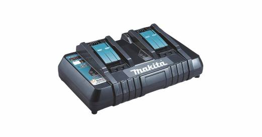XNJTG Chargeur 4 Ports 14,4 V-18 V de Remplacement pour Chargeur Makita à Quatre Ports DC18SF