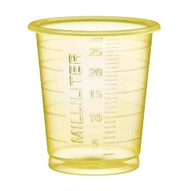 Medicinb&aelig;ger 30 ml fremstillet i PP Eco Gul - 900 stk