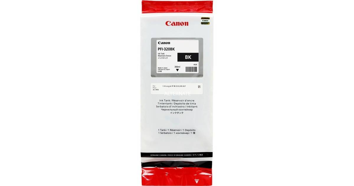 Canon 2890C001original blækpatron PFI-320BK sort